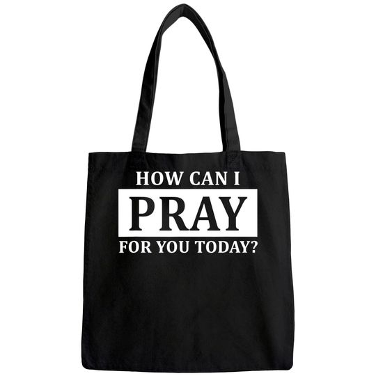Pray Men's Tote Bag Faith How Can I Pray