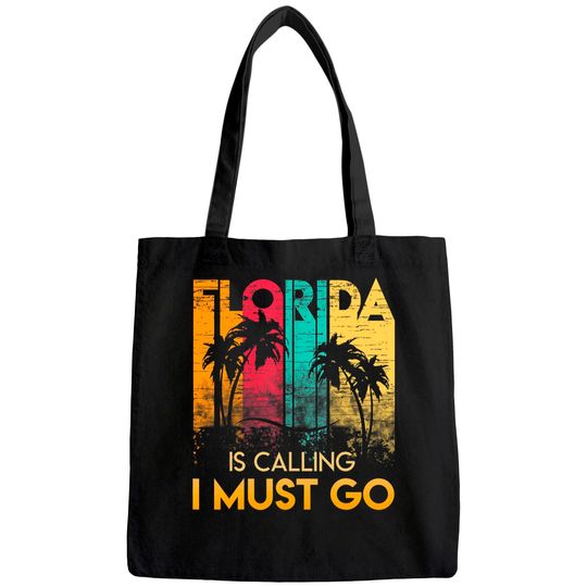 Florida Strong Men's Tote Bag Florida Is Calling I Must Go