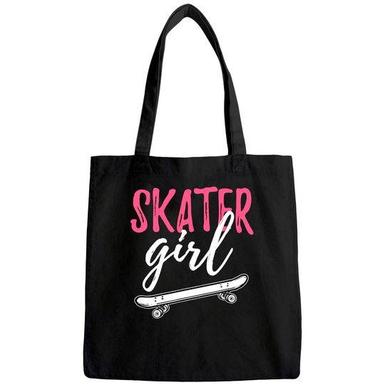 Skater Girl Skateboarding Skateboard Girls Gift Tote Bag