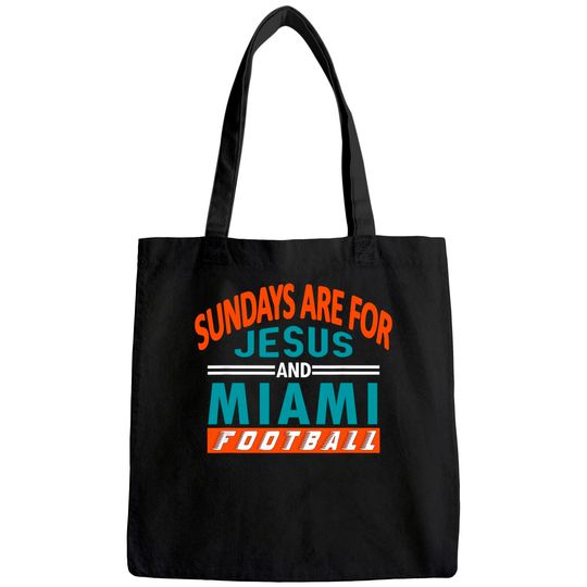 Miami Men's Tote Bag Sundays Are For Jesus