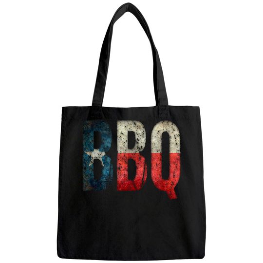 BBQ Texas State Flag Barbecue Tote Bag