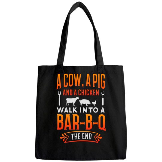 Barbecue BBQ Joke GIft For Grill Master Chef Tote Bag