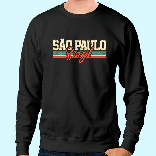 Sao Paulo Brazil Vintage Gift Sweatshirt