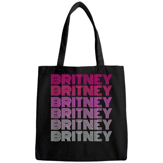 Retro Style Britney Pink Ombre Tote Bag