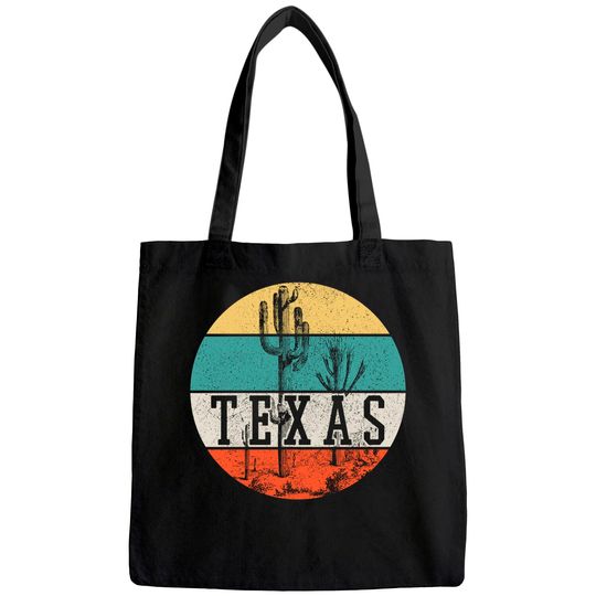 Texas State Country Retro Vintage Tote Bag