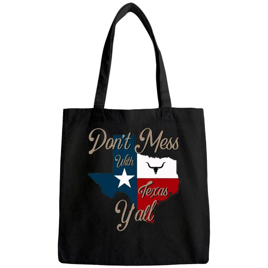 Don't Mess With Vintage Texas Tote Bag