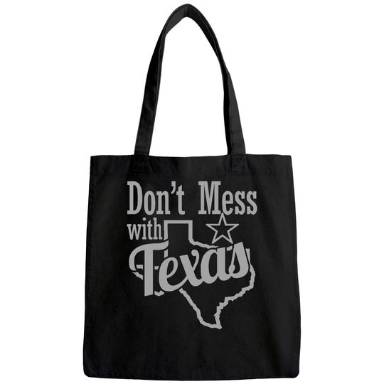 Don't Mess with Texas Lone Star State Republic Mens Tote Bag