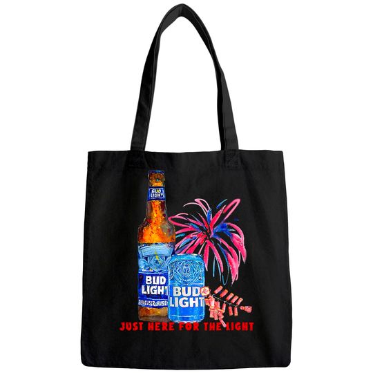 Just Here For The Light Bud Light Tote Bag