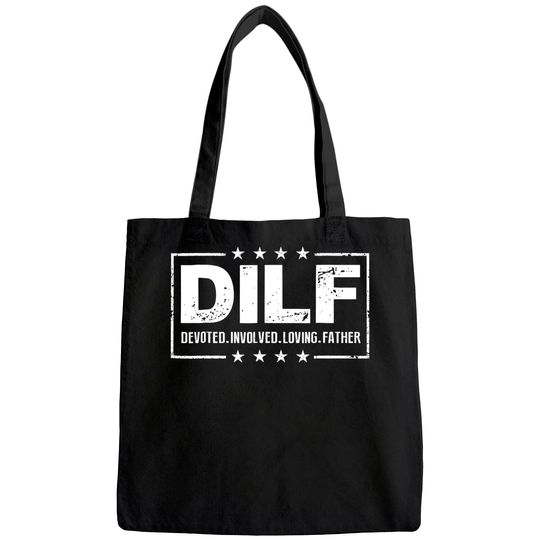 DILF Devoted Involved Tote Bag