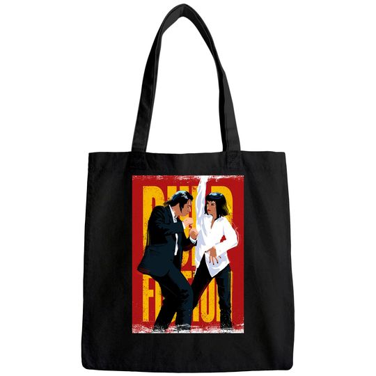 Nirvan Pulp Fiction Dance Unisex Tote Bag