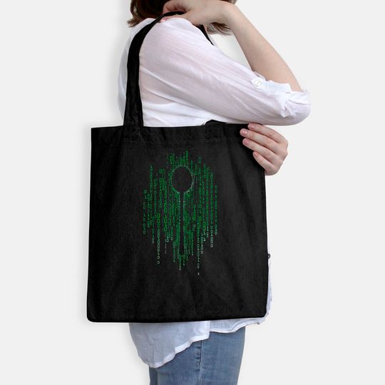 The Matrix There is No Spoon  Unisex Tote Bag