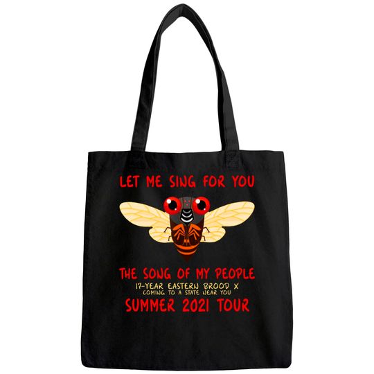 Brood X Cicada Mandala Summer 2021 Tote Bag