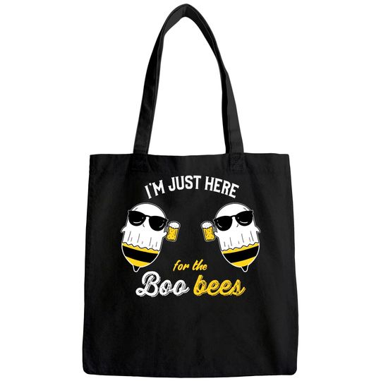 I'm just Here for the Boo Bees Halloween Tote Bag