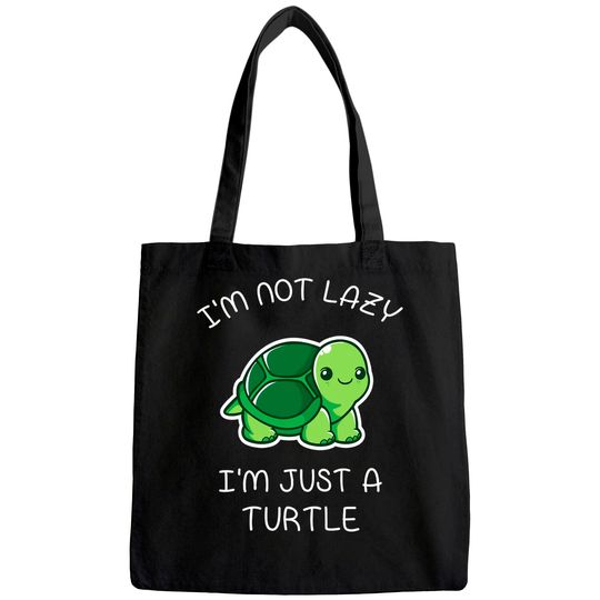 Turtle Lazy Turtle Tote Bag