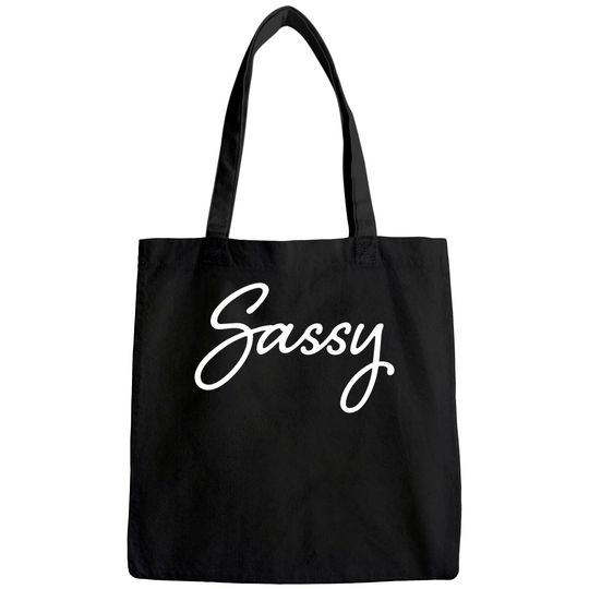 Womens Sassy Lady Tote Bag