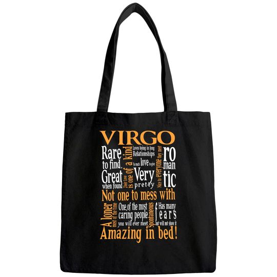 Not One to Mess with Amazing in Bed Virgo Tote Bag