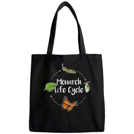 Monarch Life Cycle - Butterfly Caterpillar Gift Tote Bag