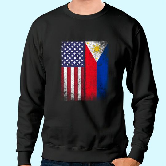 Filipino Roots American Grown Philippines Sweatshirt