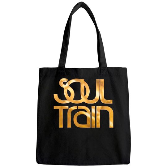 JIANGMUYA Women's Soul Train Gold Logo Tote Bag
