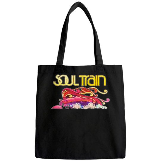 JIANGMUYA Men's Soul Train Art Logo Tote Bag