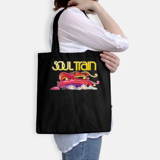 JIANGMUYA Men's Soul Train Art Logo Tote Bag