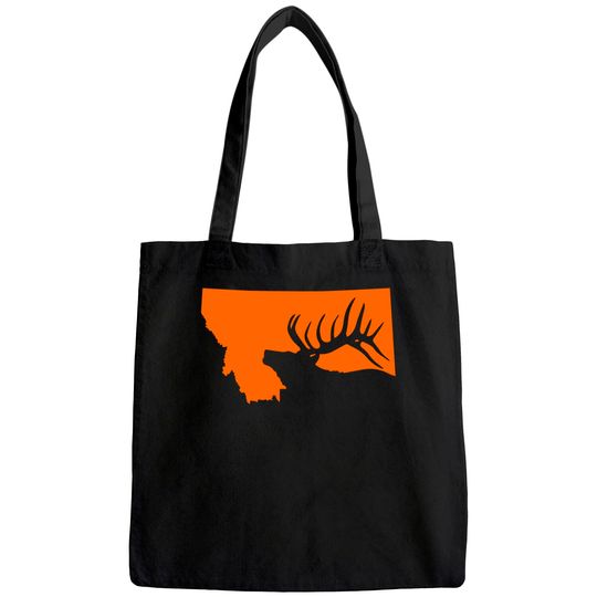 Montana Elk Hunting Tote Bag
