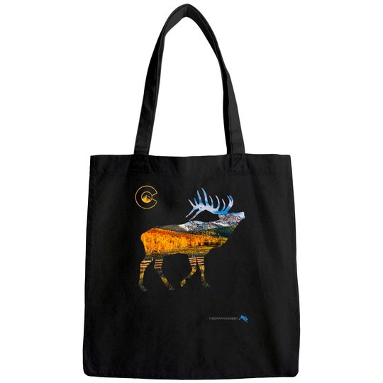 Colorado Elk Hunting Tote Bag