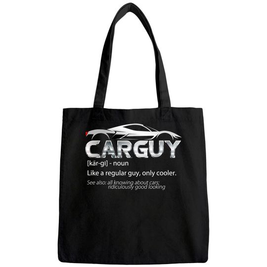 Car Guy Sport Car Mechanic Tote Bag
