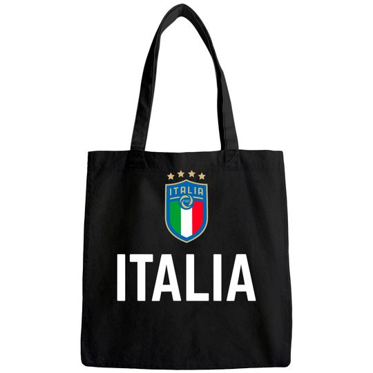 Italy Soccer Jersey 2020 2021 Italia Football Team Retro Tote Bag