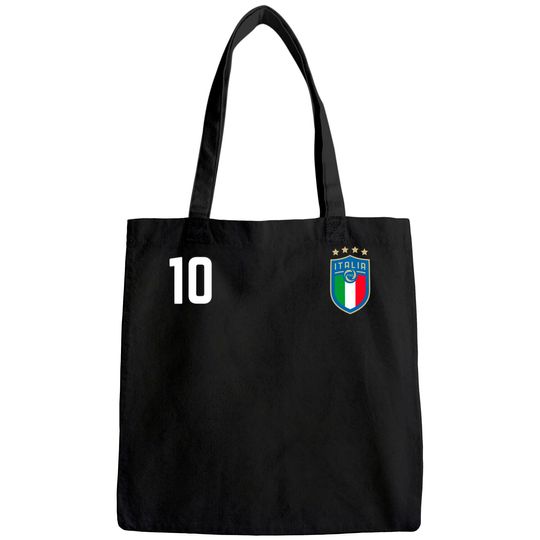 Italy Soccer Jersey 2020 2021 Italia Football Team Tote Bag