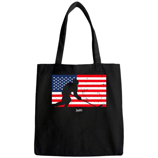 American Hockey Tote Bag