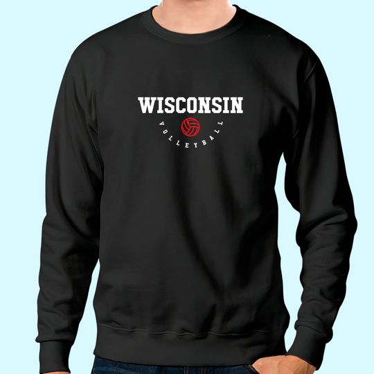 Women's Wisconsin Volleyball Team Sweatshirt