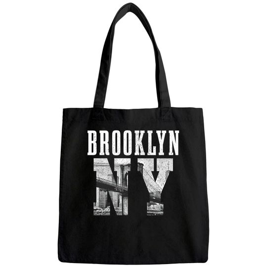 Brooklyn NY Vintage Tote Bag NYC New York City