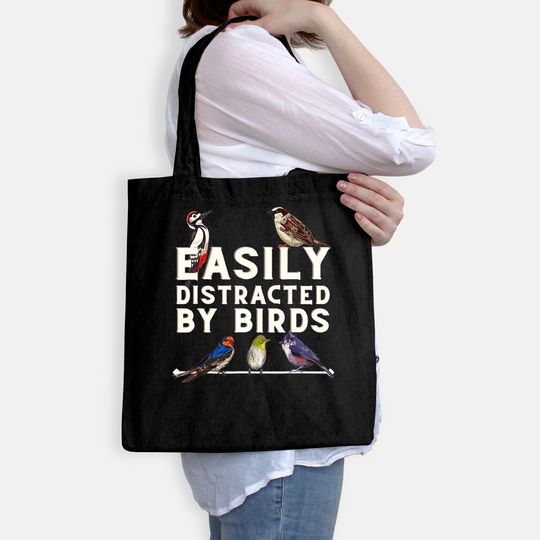 Easily Distracted By Birds Tote Bag