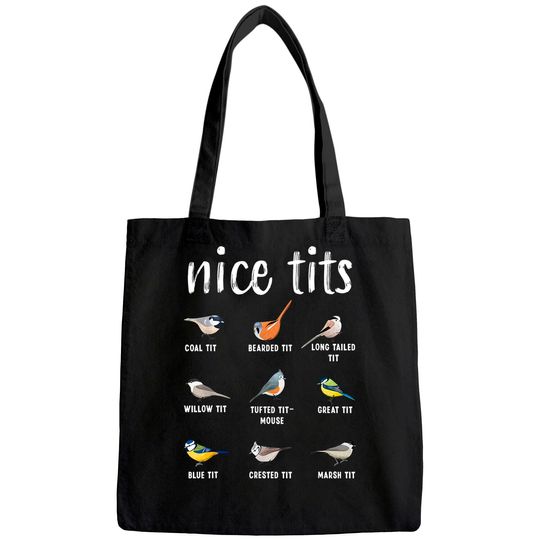 Nice Tits Bird Species Tote Bag