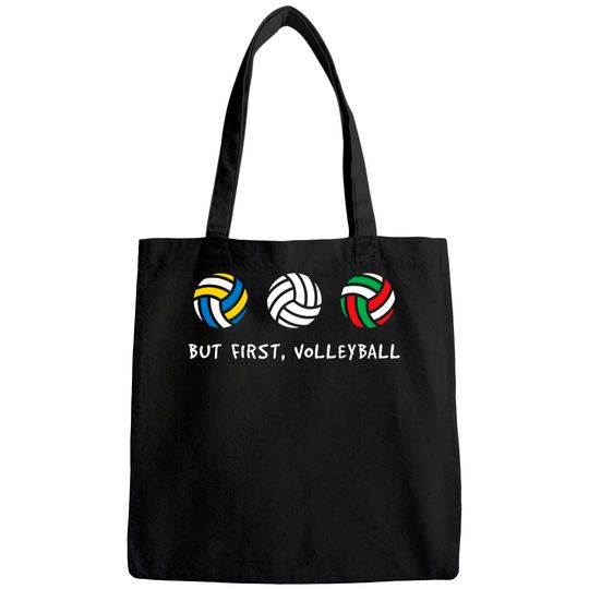 First Volleyball Beach Volleyball Ballsport Lover Tote Bag