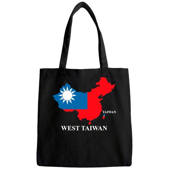 West Taiwan Map Define China Is West Taiwan Tote Bag