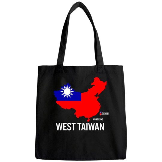West Taiwan Tote Bag Funny West Taiwan West Taiwan Tote Bag