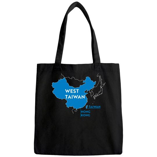 China map West Taiwan Tote Bag