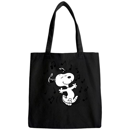 Dancing Snoopy Tote Bag