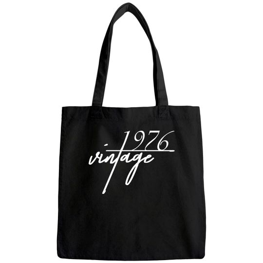 45th Birthday  Vintage 1976 Bday Tote Bag