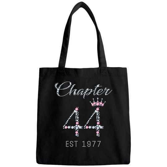 Chapter 44 EST 1977 44th Birthday Tote Bag