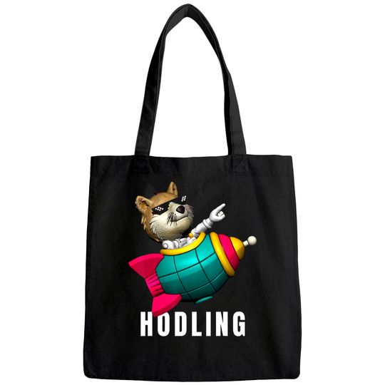Crypto Dogecoin Dog Shiba Inu Tote Bag