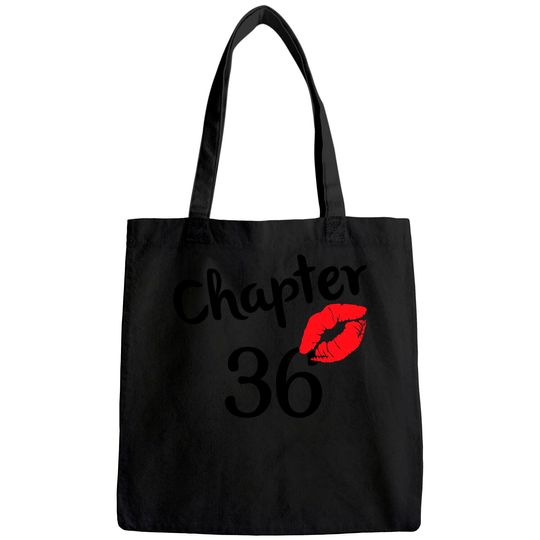 Chapter 36 years 36th Happy Birthday Lips Girls Born In 1985 Tote Bag