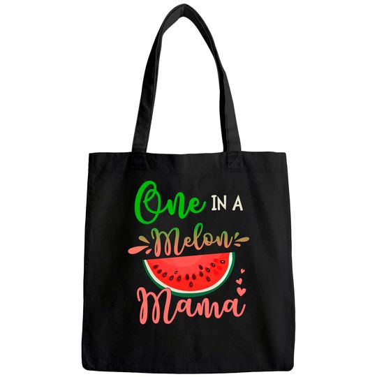 Family One In A Melon Mama Birthday Party Matching Family Tote Bag