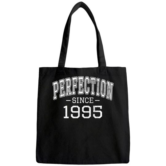 Perfection Since 1995 Vintage Style Born in 1995 Birthday Tote Bag