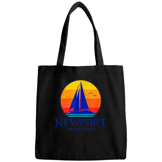 Vintage Newport Rhode Island Sailing Tote Bag