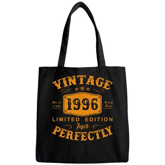 25 Year Old Birthday Gifts Vintage 1996 25th Birthday Tote Bag