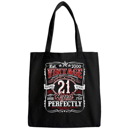 Vintage 21st Birthday 2000 Limited Edition Born In 2000 Tote Bag