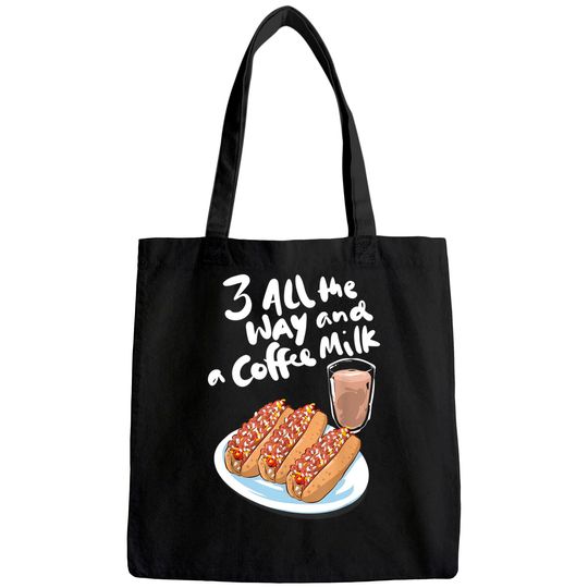Hot Weiner Tote Bag Coffee Milk Rhode Island Lover Gift